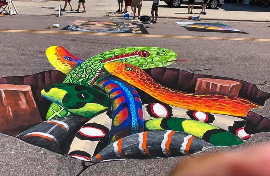 Borderline Chalkfest Wahpeton Breckenridge Area Chamber of Commerce